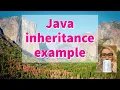 12 Java inheritance example Java with Ali