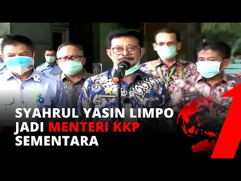 Jokowi Tunjuk Syahrul Yasin Limpo Jadi Menteri KKP Sementara | tvOne
