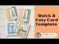 Easy Card Layout for Quick and Beautiful Handmade Cards