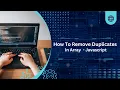 Mastering Arrays Removing Duplicates in JavaScript Like a Pro
