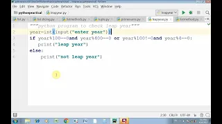Python Program to Check Leap Year in Hindi Python Tutorial for Beginners
