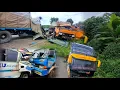 Innalilah Empat Titik Kecelakaan Dahsyat Di Jalinsum, Adu Banteng Truck Vs Truck \u0026 Bus Hari Ini,, 