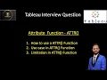 Attribute Function ATTR in Tableau Chinmay Jain Hindi