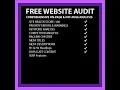 Free Website Audit Carisbrook digital