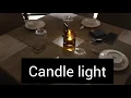 Paper moon candle light dinner