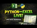 Python Excel Automation using xlwings Algo Trading Practical Demo