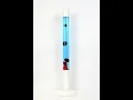 FISURA Floor Lava Lamp XXL Blue Red Lampara de Lava de Suelo XXL Azul Roja