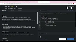 Good Turn Problems codechef solution