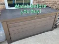 Keter Large Outdoor Storage Box Review Doubles As Storage and Seating