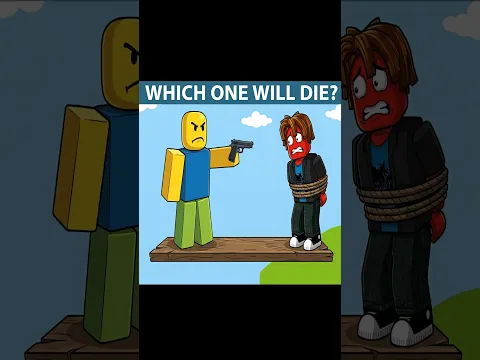 WHO WILL DIE ?! 😱 Only Geniuses Can Solve This Roblox Puzzle 🧩 #shorts #roblox