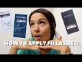 How to Apply FlutterHabit Lashes