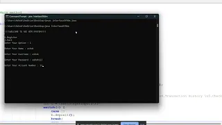 Oasis Infobyte Task-3 Java Development Internship ATM INTERFACE