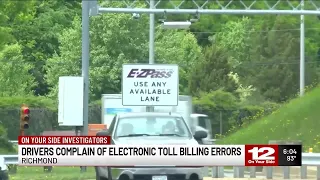 E-ZPass users hit with Pay-by-Plate bills on Richmond toll roads