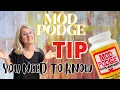 If You Use Mod Podge You Need to Know This