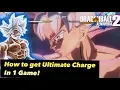 Dragon Ball Xenoverse 2 HOW TO ULTIMATE CHARGE AND BURST CHARGE IN 1 GAME