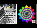 Python turtle colorful graphics python turtle Tamil python tutorial