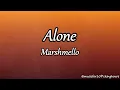 Download Lagu 10 HOURS Marshmello - Alone
