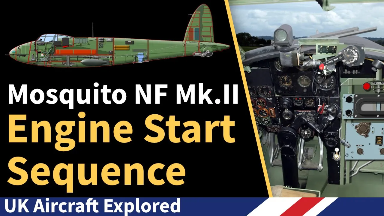 Mosquito Night Fighter – Engine Start Sequence