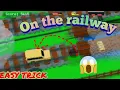 how to go in the railway track in city block easy trick