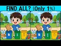 Spot the Difference Brain Training Try this slightly tricky puzzle