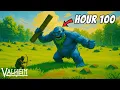 100 Hours of Hardcore Valheim, no portals, no map...