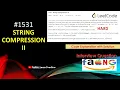 String Compression II LeetCode 1531 Java 100 19ms Solution LearnOverflow