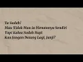 Lagu YaSudah - Sal Priadi