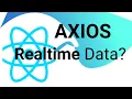 Axios Realtime data with REACT-QUERY