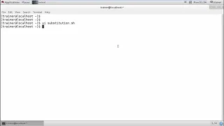 Linux - Introduction Shell Substitution