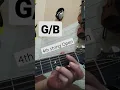 Download Lagu Belajar Kunci gitar G on B (G/B) Chord #shorts