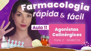 Agonistas Colinérgicos (Indiretos) | Aula 11 | Farmacologia rápida e fácil | Flavonoide