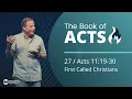 Acts 11 19-30 - First Called Christians