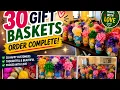 Building 30 Inexpensive Gift Baskets