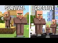Download Lagu I Gave Villagers Creative Mode For 24 Hours in Minecraft