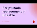 Accessing the Script Editor formerly known as Script Mode