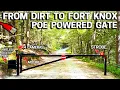How I Built the World s Only PoE Powered Driveway Gate to Stop People Turning Around