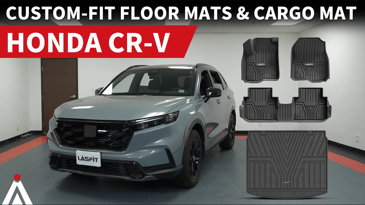 Lasfit Auto Lighting — LASFIT LINERS - Custom Fit Floor Mats for Honda CRV Sport Hybrid 2025 (YouTube video ad)