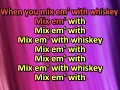 Larry Fleet - Mix 'Em With Whiskey (karaoke)(by request)