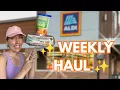 Week of Groceries for BUSY Family of 5 ALDI HAUL star eyes
