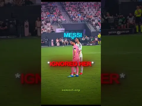 كيف حول ميسي خيبة أمل مشجعة إلى فرحة العمر #fotball #foryou #soccer #fyp