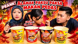 GERAMNYA❗️PAKSU NIE TEROKNYA PAKSE  ITA MAKAN FIRE TIGER RAMEN PALING PEDAS 😱‼️