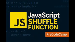 JavaScript Tutorial for Beginners Randomize an Array