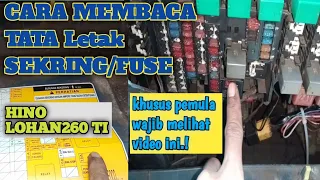 Download CARA Membaca TATA Letak SEKRING/FUSE || HINO LOHAN260 TI MP3