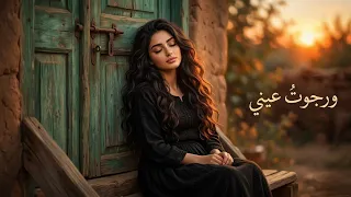 أجمل أغنية حزينة    لعام        ورجوت عيني أن تكف دموعها   دندنها