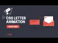 Pure CSS Envelope Letter Animation HTML CSS Hover Effect Tutorial No JS