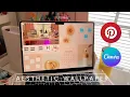 HOW TO CUSTOMIZE WALLPAPER ON MACBOOK using Canva Pinterest
