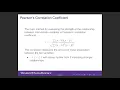 Pearson Correlation Coefficient