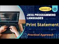 Java Episode 2 Print statement how to print in java CodingHelpDesk