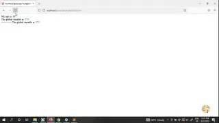 25 Local and Global variables in JavaScript