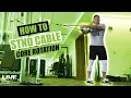 How To Do A STANDING CABLE CORE ROTATION Exercise Demonstration and Guide
